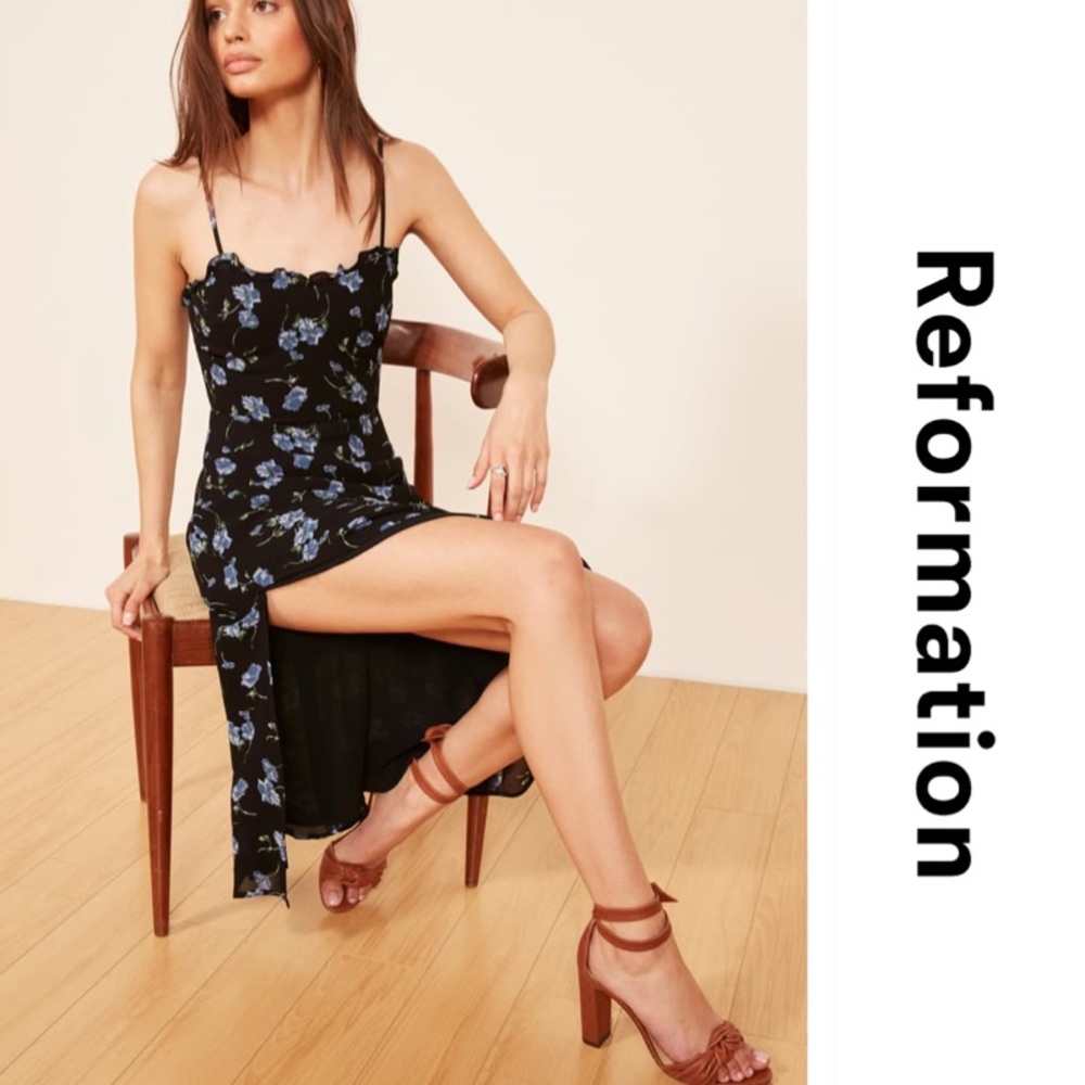 NWT Reformation Cassandra Floral Dress - Picture 3 of 8